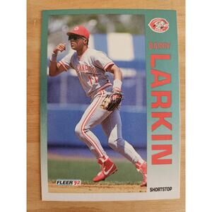 1992 Fleer MLB Baseball - Barry Larkin - HOF  #411